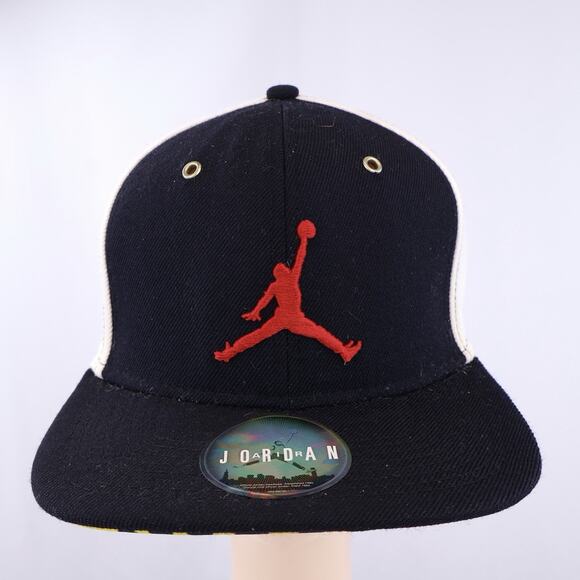 Jordan Other - Air Jordan Jumpman Hat Snapback Red Black Yellow Zig Zag Pattern One Size